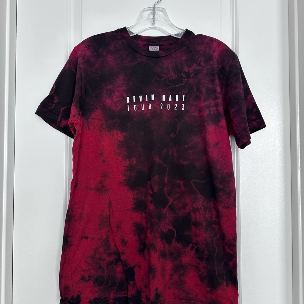 Men's Red Tie-Dye Tour T-Shirt